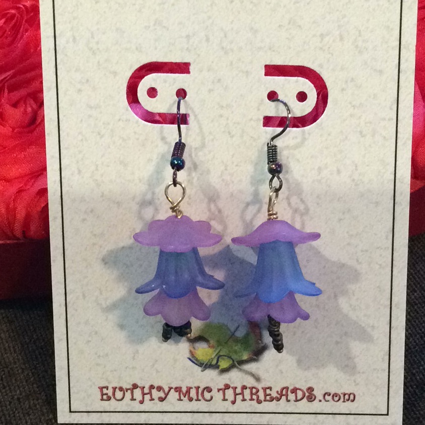 Three Tiered Flower Earrings